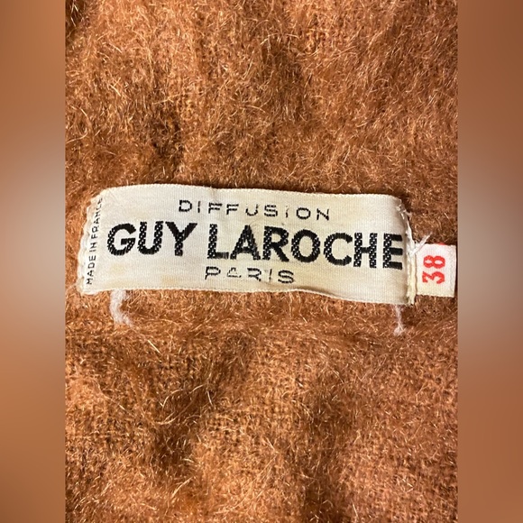 Vintage Guy Laroche “Diffusion”Paris. Mohair cape Circa 198O - Picture 8 of 10